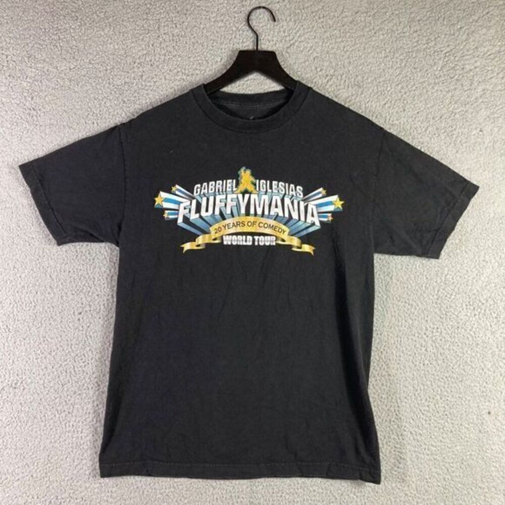 Gabriel Iglesias World Tour Shirt 20 Years Comedy Concert Unisex Medium Fluffy - Picture 5 of 8